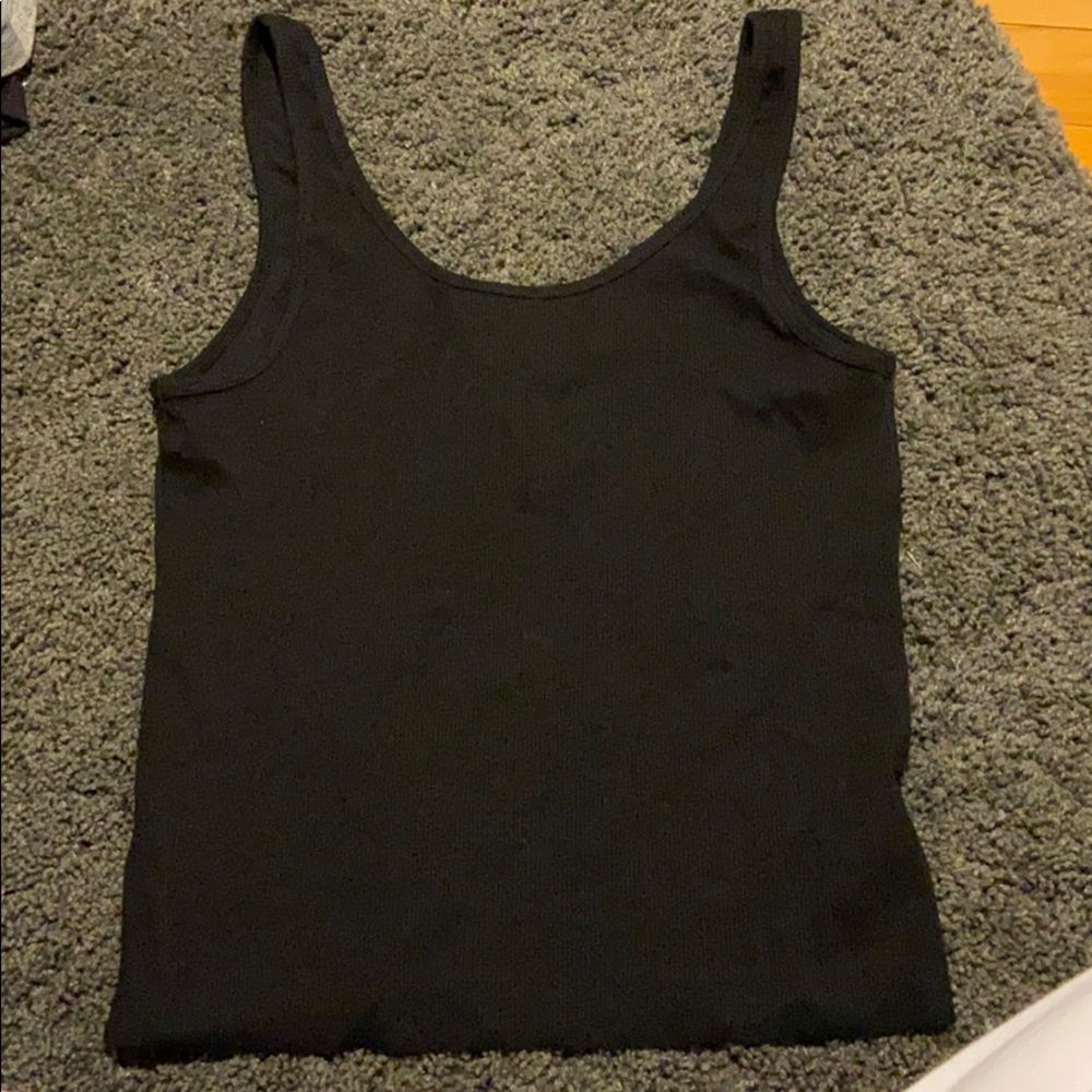 black tank top